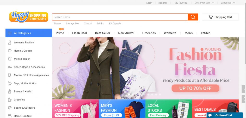 Ezbuy: Singapore-based global e-commerce website
