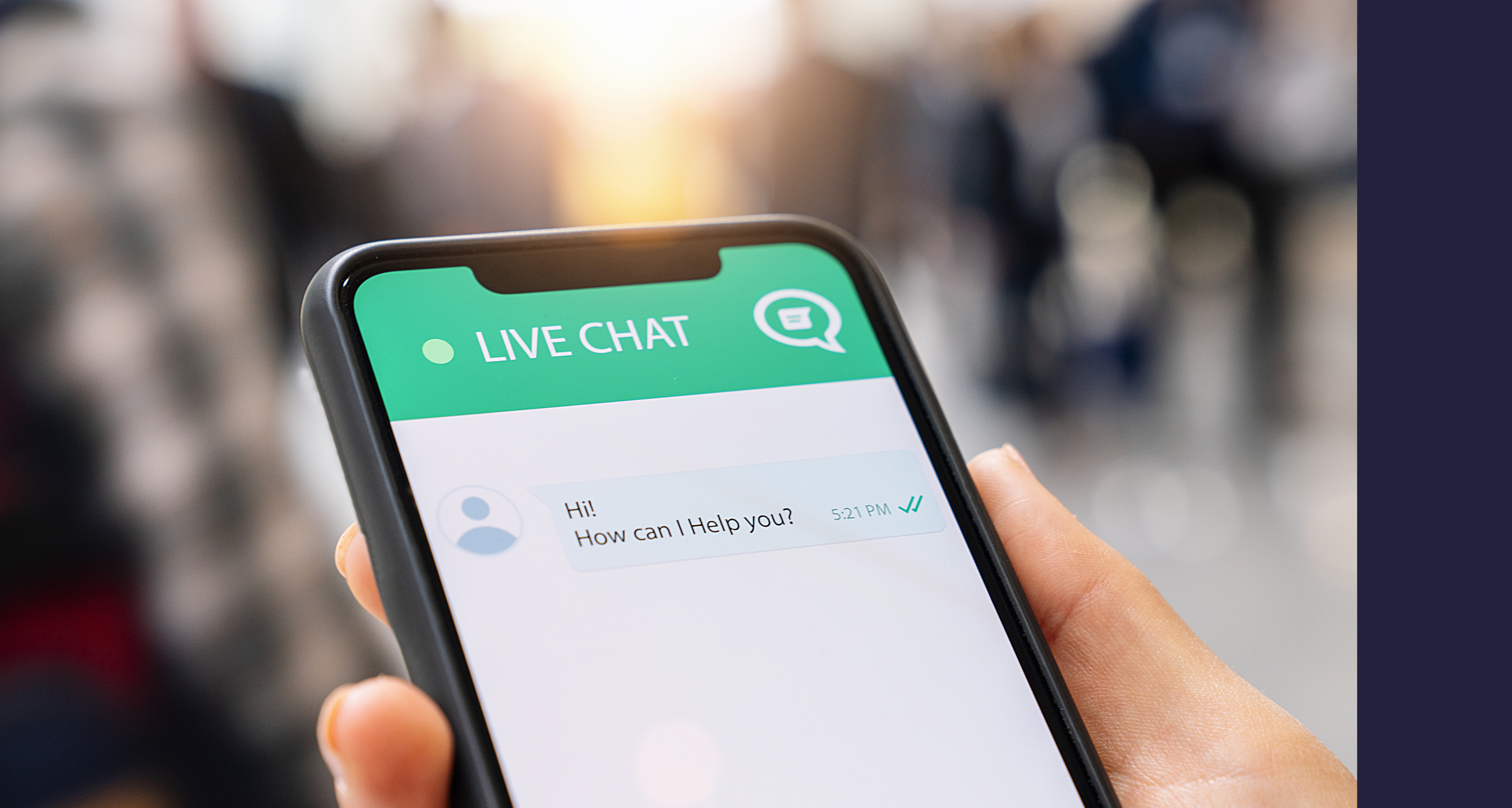 Live chat support helps optimize your shopping cart