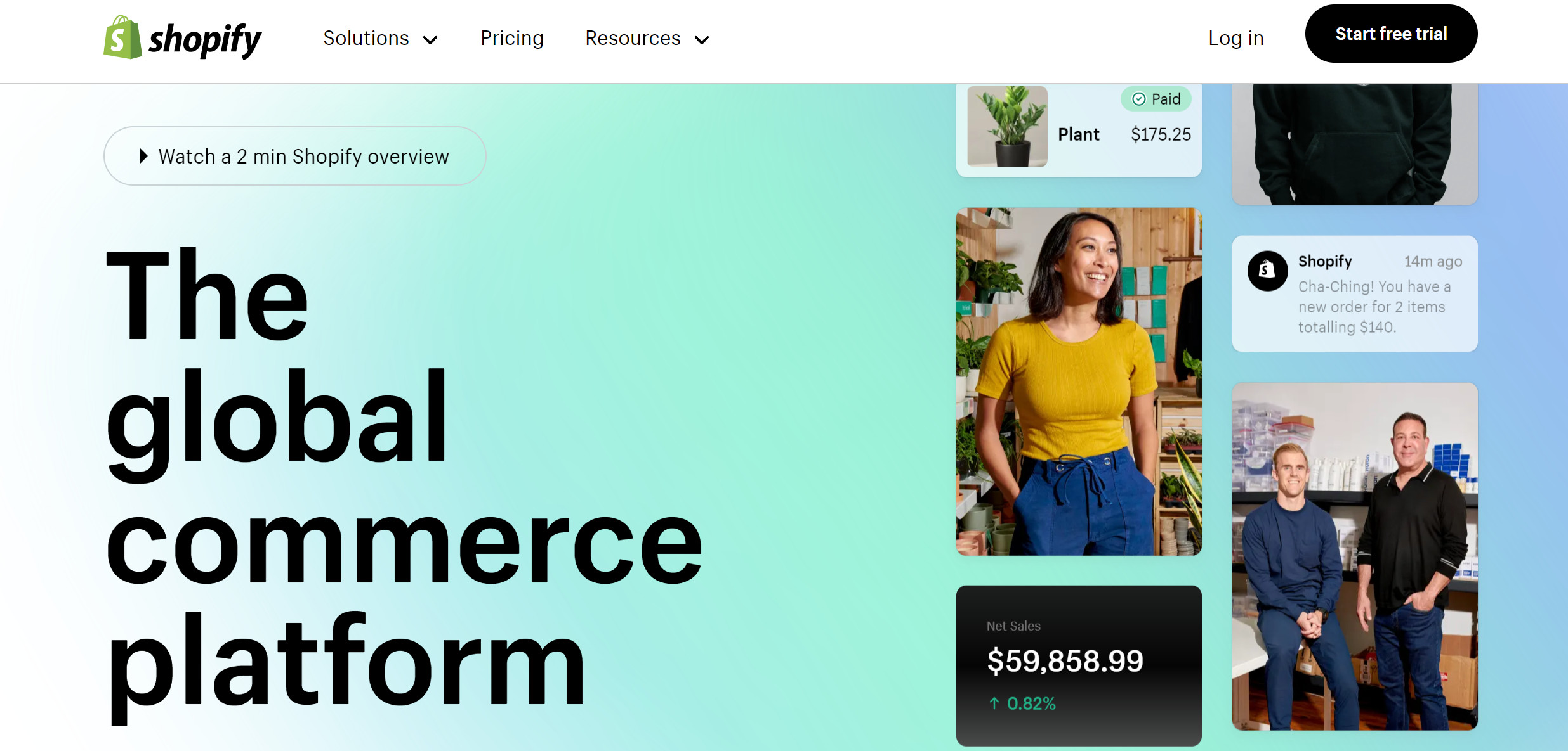 Shopify-SaaS platform to build ecommerce website in Singapore