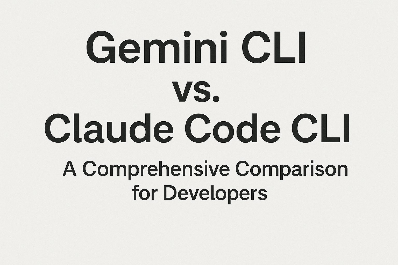 Gemini CLI vs. Claude Code CLI: A Comprehensive Comparison for Developers