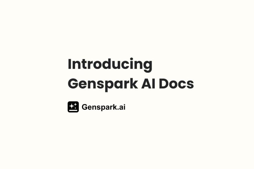 Genspark AI Docs – Intelligent Document Creation Tool