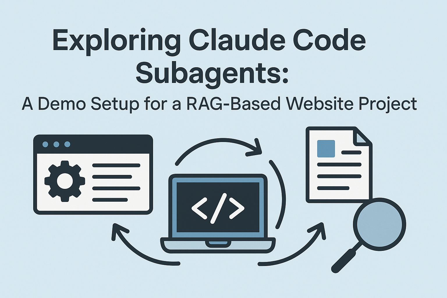 Exploring Claude Code Subagents: A Demo Setup for a RAG-Based Website Project