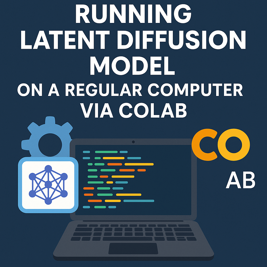 Running Latent Diffusion Model on Regular Computers via Google Colab and Ngrok