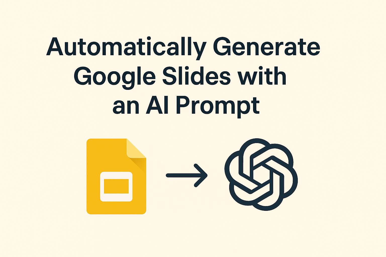 Automatically Generate Google Slides with an AI Prompt