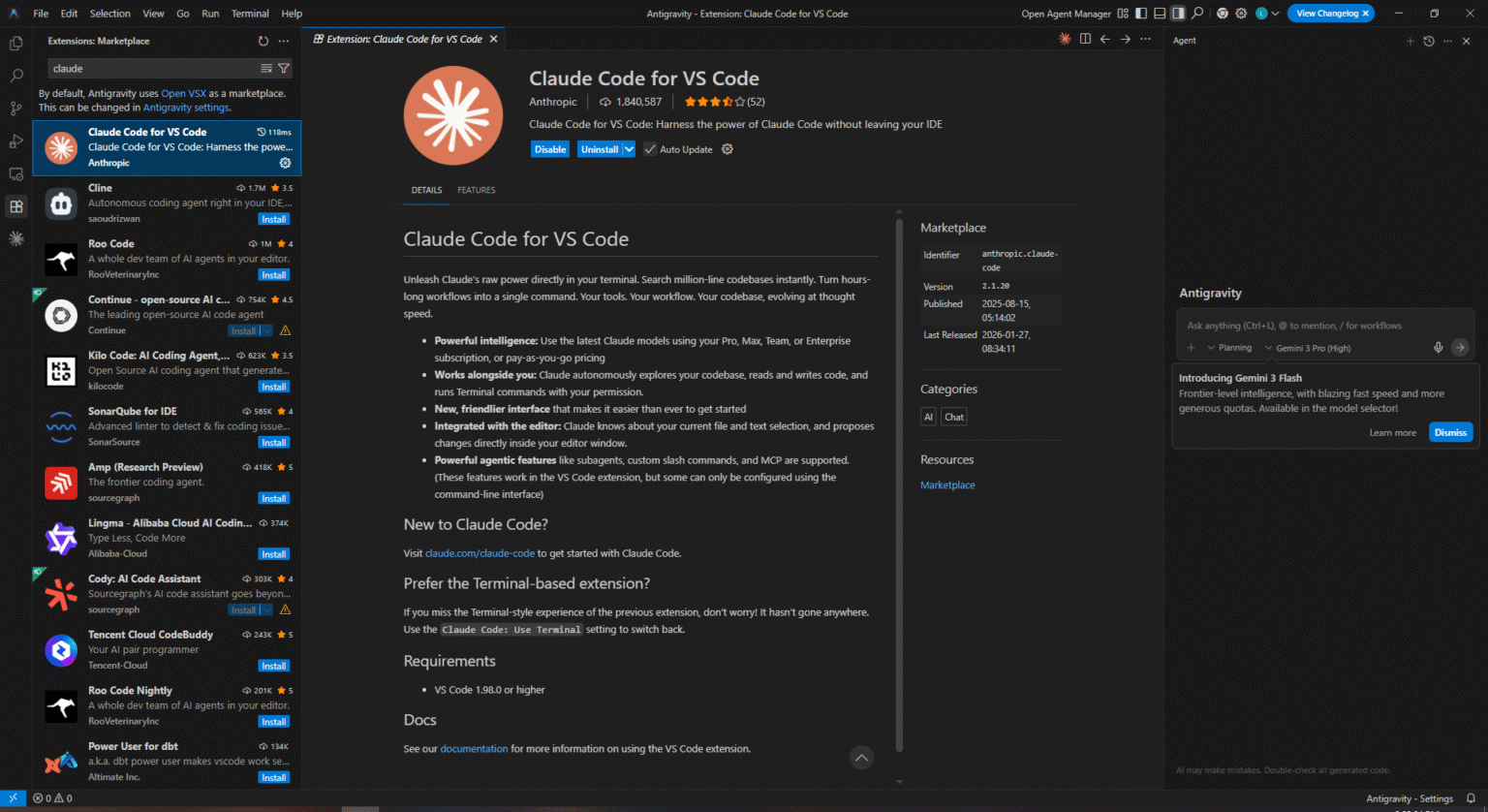 Antigravity + Claude Code Integration: Overview, Setup and Sample App ...