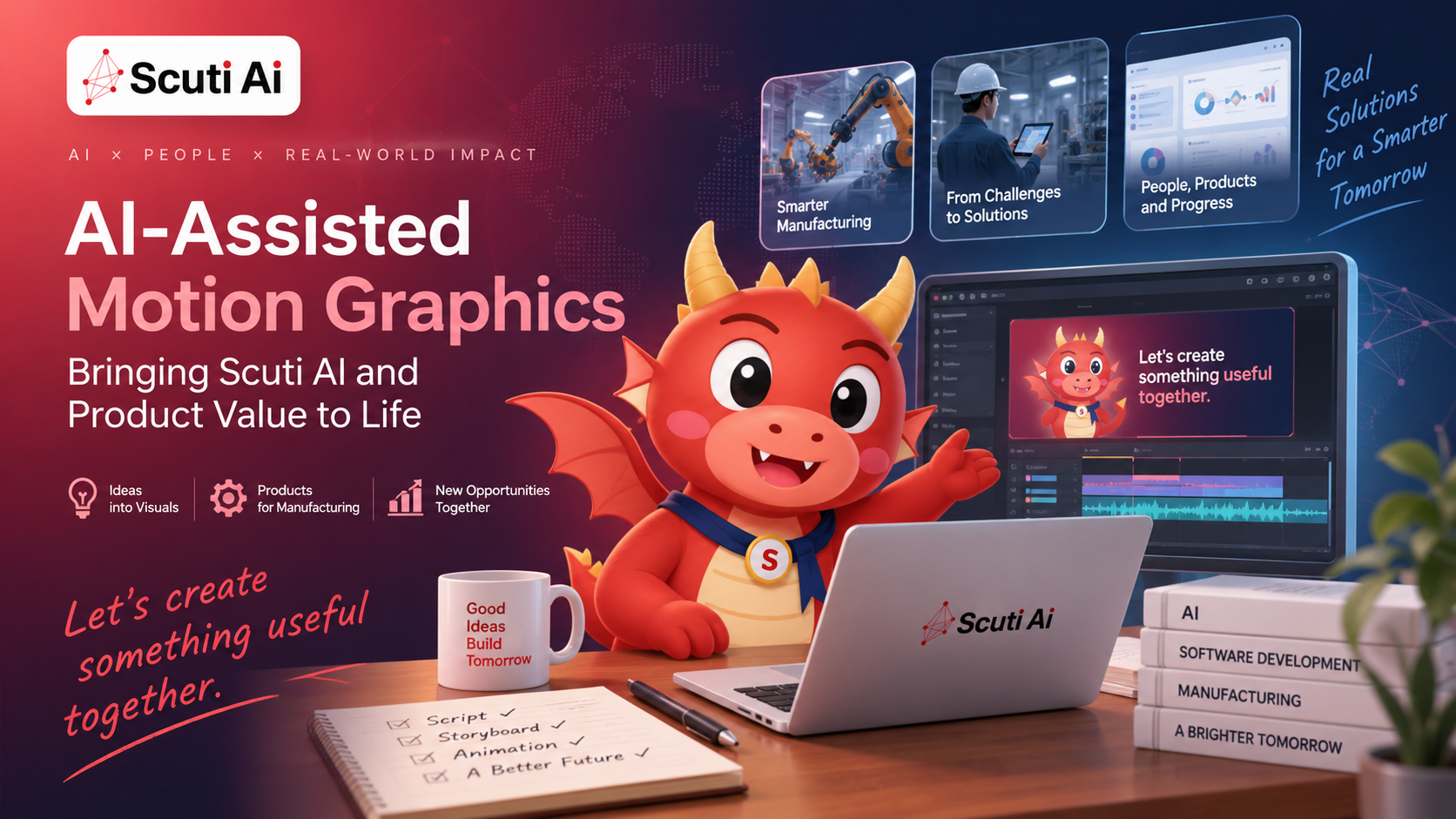 Scuti AI Red dragon video